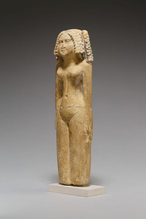 Egyptian FigurineMiddle Kingdom–Early New KingdomDynasty 12–18 1550 B.C.LimestoneH. 14.5