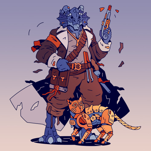 Tonthernis the Dragonborn Artificer. Tony was born into a noble line of dragonborn sorcerers, all re