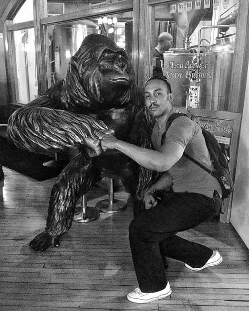 You haven’t seen me in a while…  . . . #rare #moi #throwback #me #gorilla #brewery #tou