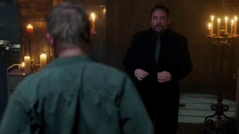 crowleyxsamandriel:That moment when a former punk-ass Crossroads Demon bested Lucifer
