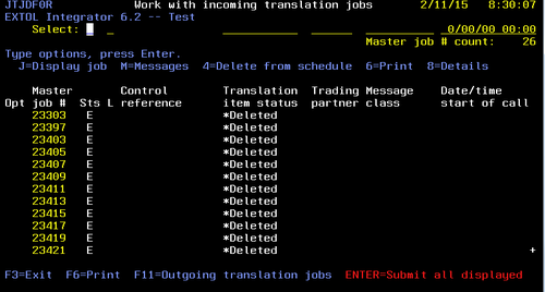 cleo extol integrator EDI EEI mailroom translation error cleanup