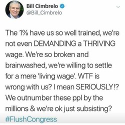 thepurelands:I don’t know who this bloke is, but I definitely think we should all start saying “thriving wage” until it becomes a thing 