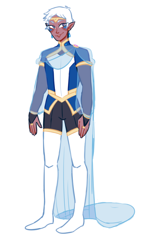 Here’s my Altean Lance cosplay design! Might draw more of this boy later on///