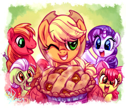 rarijackdaily:  Like apple pie! <3  <3!