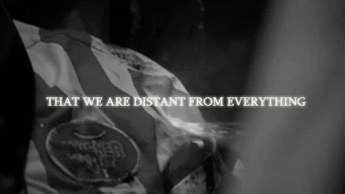  We have our own timeI am not afraid of the darkBut let the lights on now —- Wasted