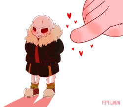 peppergingin:  The smol floof is so edgy you can prick your finger poking him.