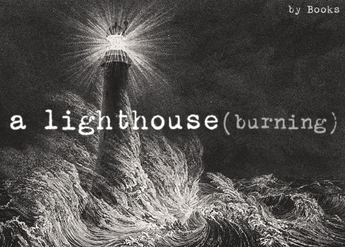 trickster-archangel:books-and-omens: books-and-omens:a lighthouse (burning) by everybody_livesFandom