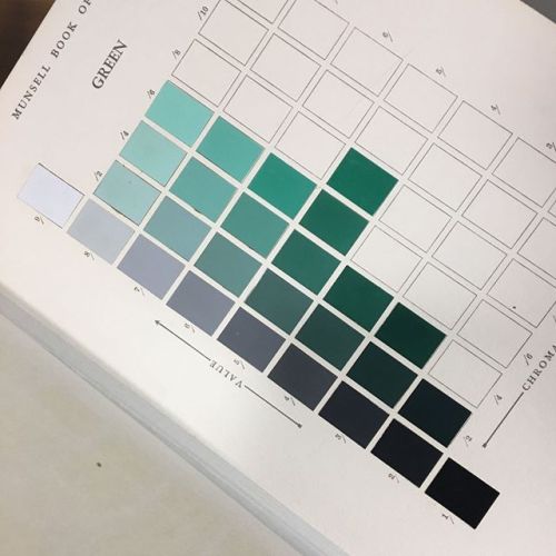 Only the blackest will do for our #blackfriday, so we pulled out the Munsell Book of Color to make s
