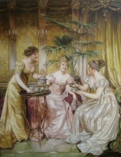 hoopskirtsociety:  Afternoon tea was “created” by Anna Duchess of Bedford (1783-1857), one of Queen Victoria’s ladies-in-waiting. 