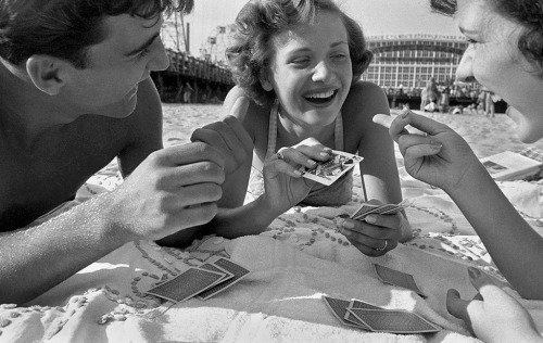 Blanket Toss Beach Play, Coney Island, 1955Coney Island, 1954Harold Feinstein (American; 1931–2015)©