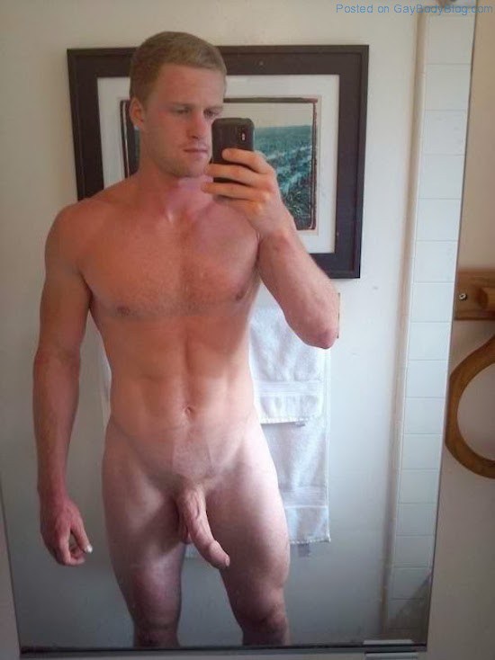 Men naked male selfie