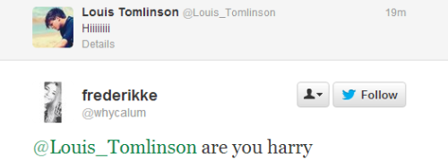 larrysis:  lourrykisses:      Hahahahahahaha   harry it is then