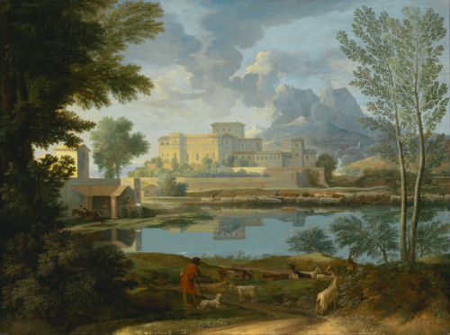 Landscape with a Calm, Nicolas Poussin, 1650-51