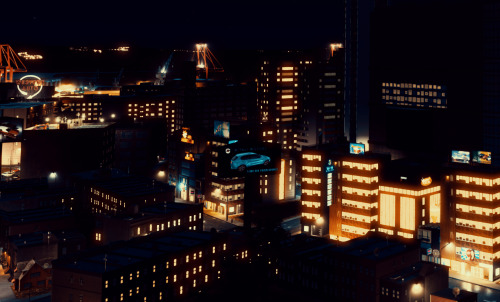 Nighttime in Sovereign City.