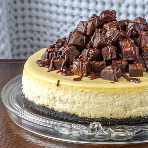 sweetoothgirl: Brownie Cheesecake