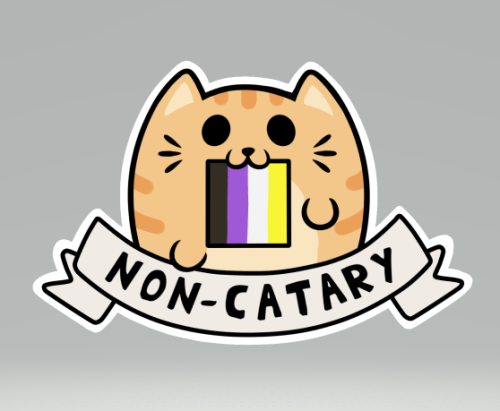 dumbasticart: ☆ Cat-pun stickers for all your gay needs ☆ Up on Etsy