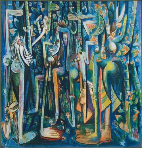 Retrospective (3/3) Wifredo Lam, The Jungle, 1943.