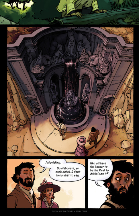 THE BLACK FOUNTAIN (POST 2/2)The second half of a short story I wrote and illustrated for FLIGHT VOL