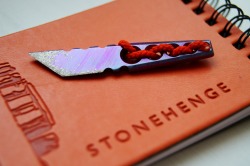 everyday-cutlery:  Orange style - Amsler Knife Kiridashi - Stonehenge notebook submitted by johnsme