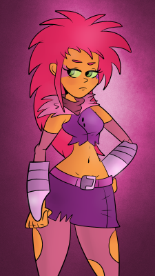 sb99stuff:  You KNOW I had to do this! Starfire