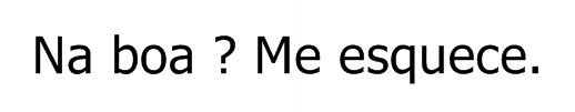 Por um acaso