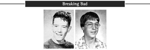 theseaminsidemegrows:Bryan Cranston and Bob Odenkirk in High School