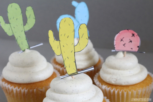 Porn thecupcakemaniac:  Cacti Cupcakes  photos