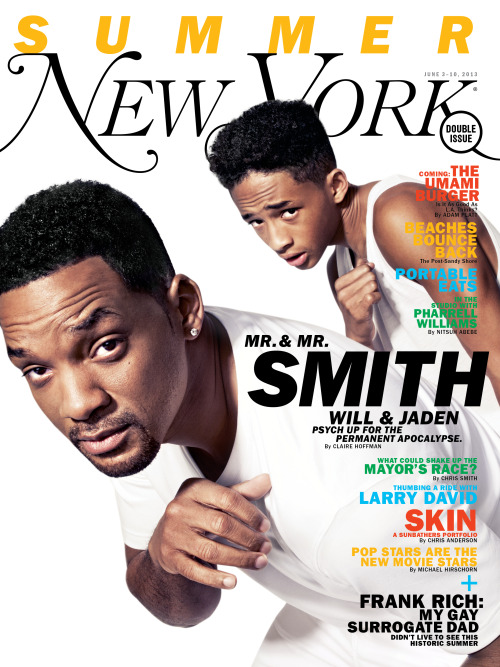 afterearthmovie:Will and Jaden talk family and growing up Smith in this week’s issue of New York Mag