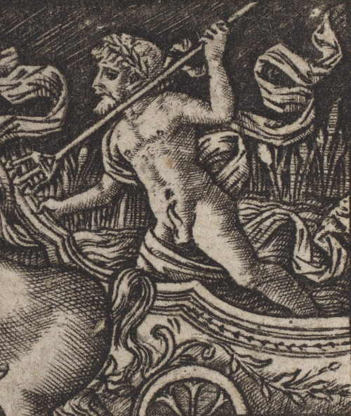 Detail from The Triumph of Neptune by Peregrino da CesenaItalian, c. 1490/1510niello printNational G