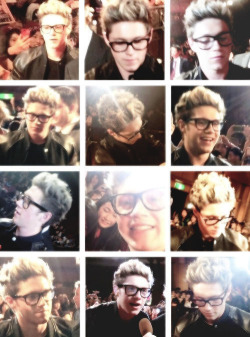 slutzouis:  Niall at the premiere of “This is Us” in Japan before he took his glasses off. 