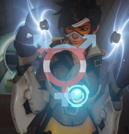 Lena Oxton/Tracer (Overwatch) is a trans woman