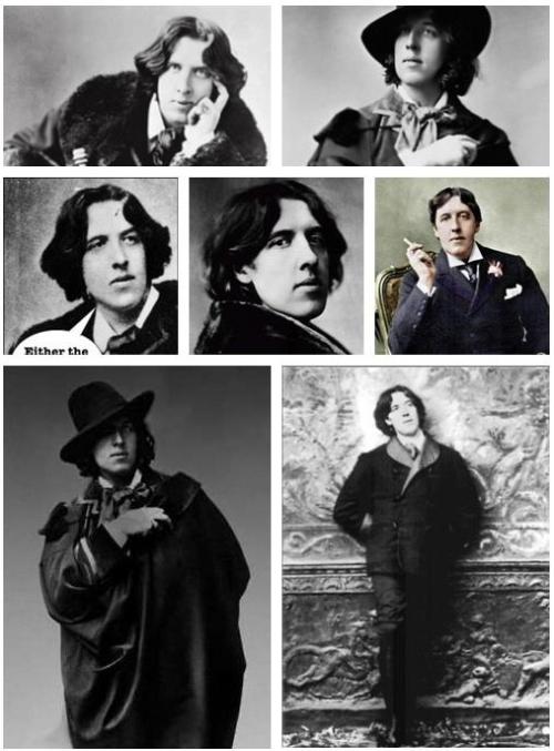 gothicrealm: Oscar Wilde Bottom left pic: Oscar Wilde as Four