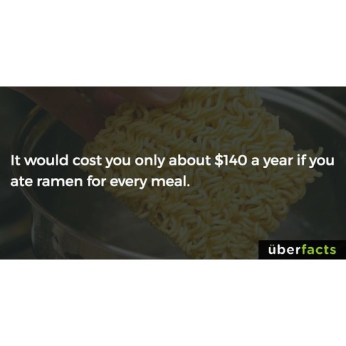 I wouldn’t be mad at it. #uberfacts