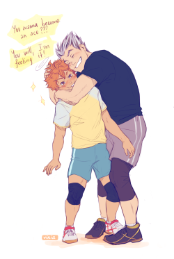 viria:  Summer training camps &amp; Bokuto’s warm hugs. 