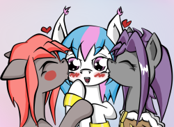 Ask-Yuta-Wuta-Ponies:  Ask-Yuta-Wuta-Ponies:  Kisses For You Ineeda!I Couldn’t