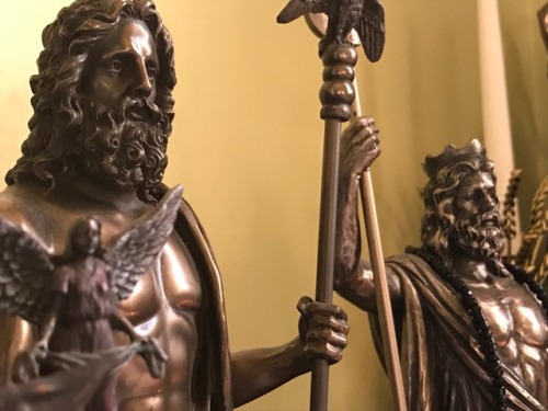 thegreynightsky:above and belowZeus and Hades