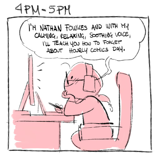 this is the story of how i forgot hourly comics is on february the 1rst