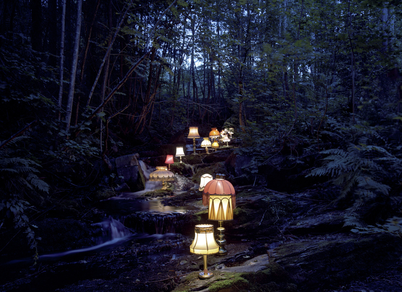 cutesy:  by Norwegian conceptual artist Rune Guneriussen  Lamps&hellip;lamps