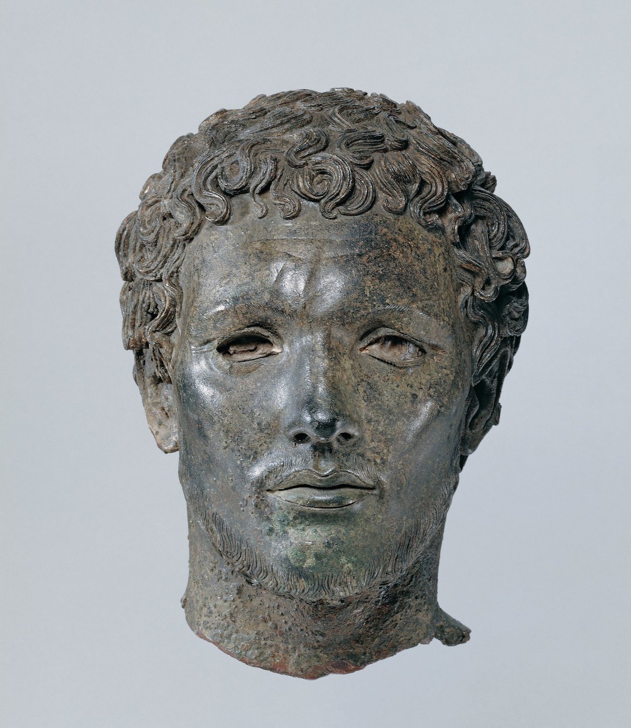 hismarmorealcalm:  Portrait of a North African Man  300 – 150 B.C.  Found in