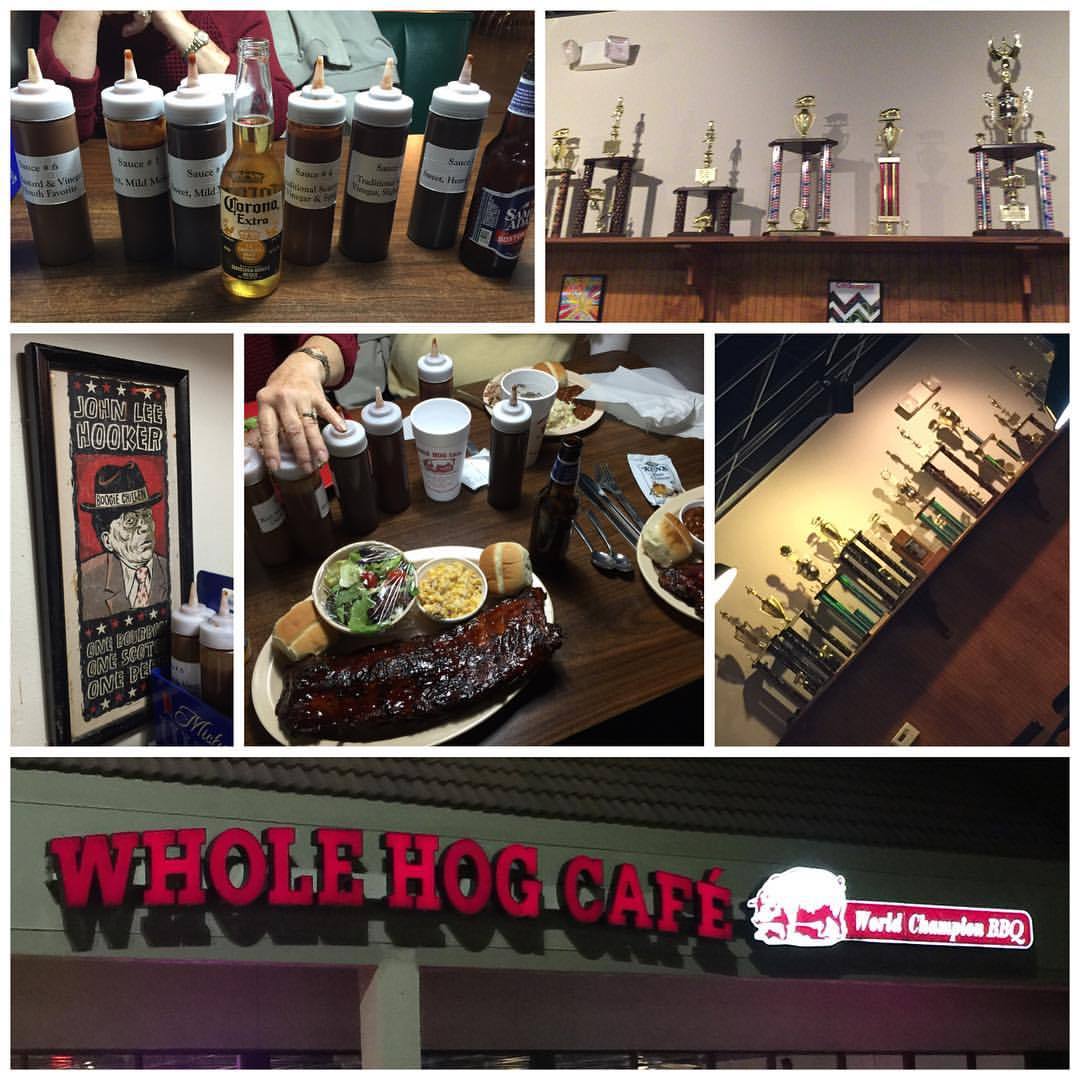 missdanidaniels:  HAD to stop at my all time favorite bbq spot for dinner. #Arkansas