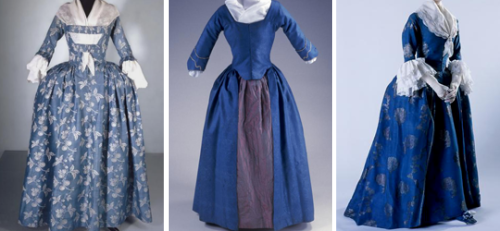 peremadeleine:a rainbow of eighteenth-century dresses &amp; gowns