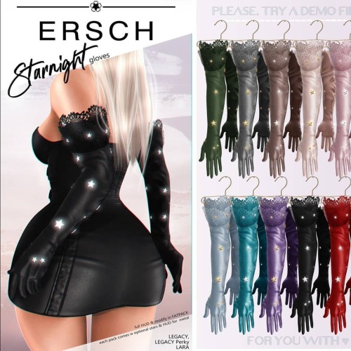 ERSCH - Starmania accesorries &amp; Starnight Gloves @Anthem!urigged accessories with HUDsGloves