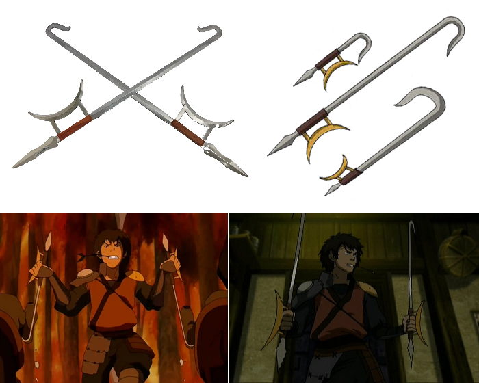 The Cultures of Avatar: The Last Airbender — Cultural Weapons: Jet's Hook  Swords