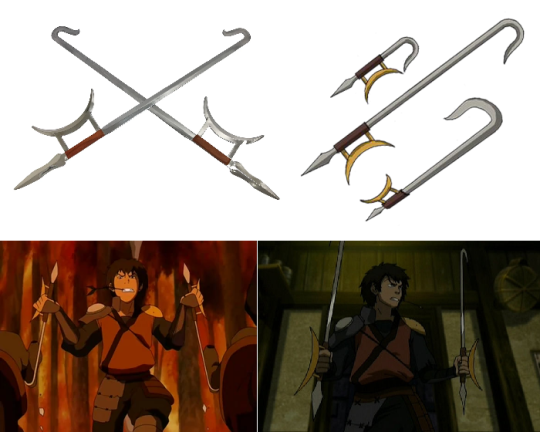 The Cultures of Avatar The Last Airbender  Cultural Weapons Jets Hook  Swords