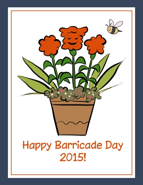 darthfar:A benign little pot of flowers would like to wish you all a happy Barricade Day. :)Little P