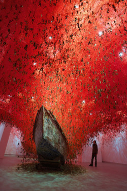 darksilenceinsuburbia:  Chiharu Shiota: The