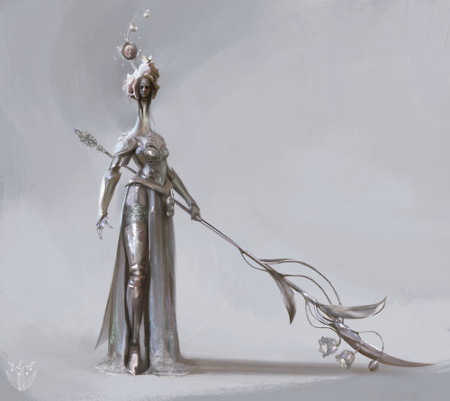 Lily of the valley  Julia Kostanda www.artstation.com/artwork/nGxyO