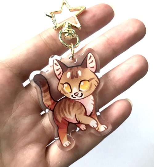 New Warrior Cat Keyrings are now available at Shinepaw.com ! WEBSHOP | Twitter | Instagram | Etsy