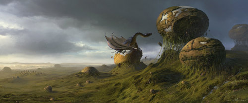 cinemagorgeous:Concept art by Huang Gin.