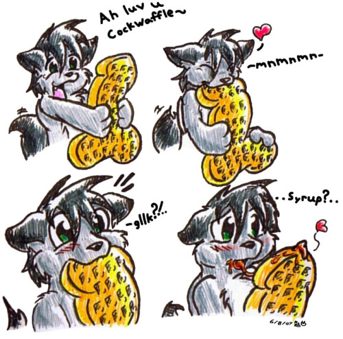 the-entire-furry-fandom: revawo: Today marks the anniversary of our lord and savior Cockwaffle ;3 fa